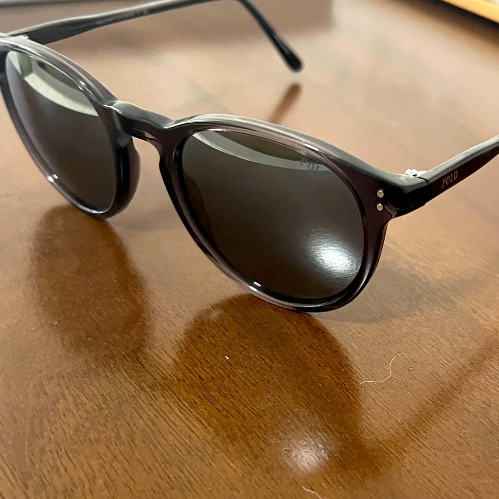 Polo by Ralph Lauren Black/ Grey Sunglasses